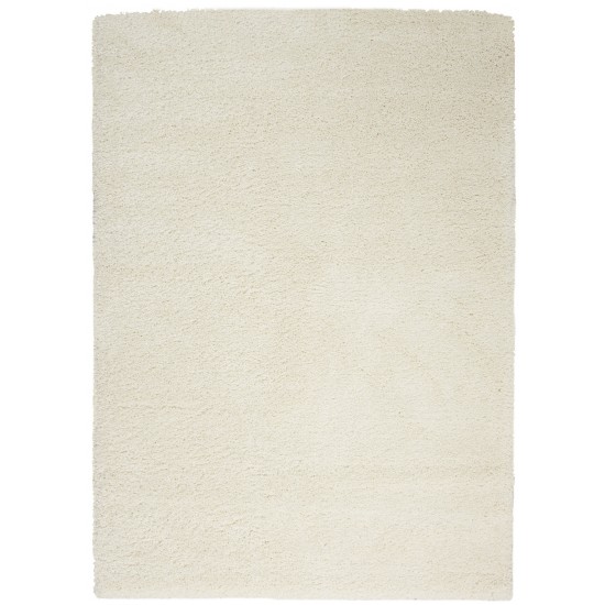 Nourison Malibu Shag MSG01 Area Rug, Ivory, 5'3" x 7'3"