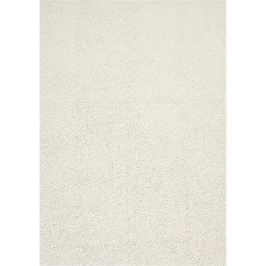 Nourison Malibu Shag MSG01 Area Rug, Ivory, 6'7" x 9'6"