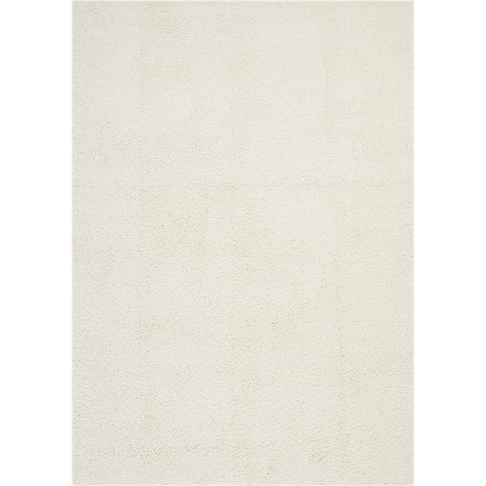 Nourison Malibu Shag MSG01 Area Rug, Ivory, 6'7" x 9'6"