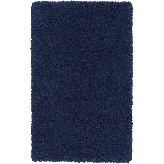 Nourison Malibu Shag MSG01 Area Rug, Navy, 3' x 5'