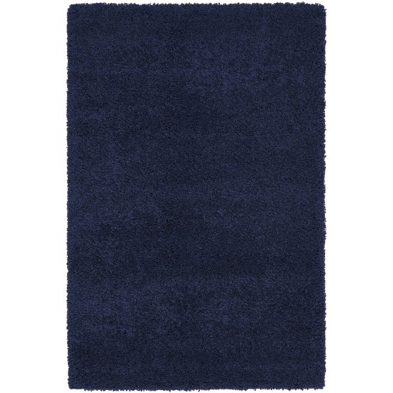 Nourison Malibu Shag MSG01 Area Rug, Navy, 3'11" x 5'11"