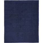 Nourison Malibu Shag MSG01 Area Rug, Navy, 6' x 9'