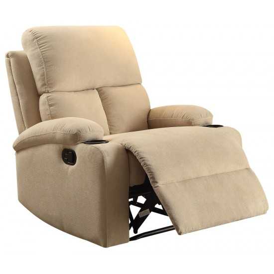 ACME Rosia Recliner, Beige Velvet