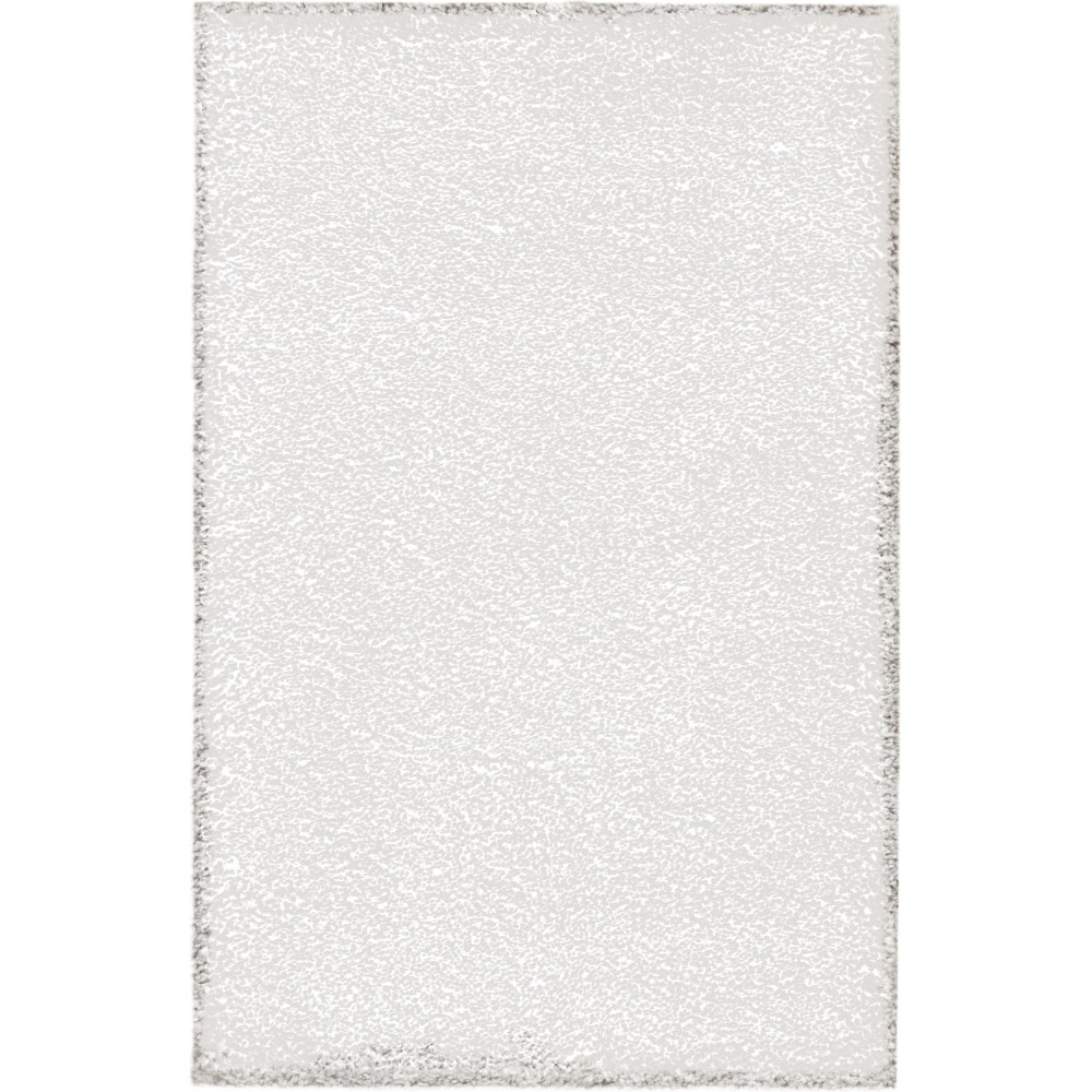 Nourison Malibu Shag MSG01 Area Rug, Silver/Grey, 3' x 5'