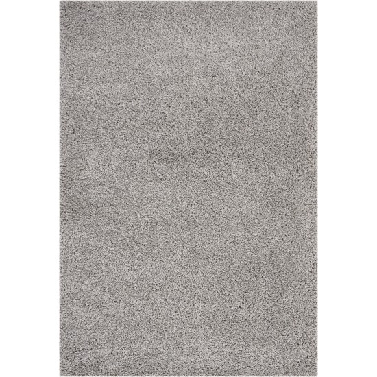 Nourison Malibu Shag MSG01 Area Rug, Silver/Grey, 3'11" x 5'11"