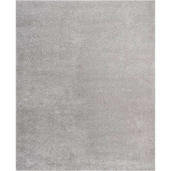 Nourison Malibu Shag MSG01 Area Rug, Silver/Grey, 6' x 9'