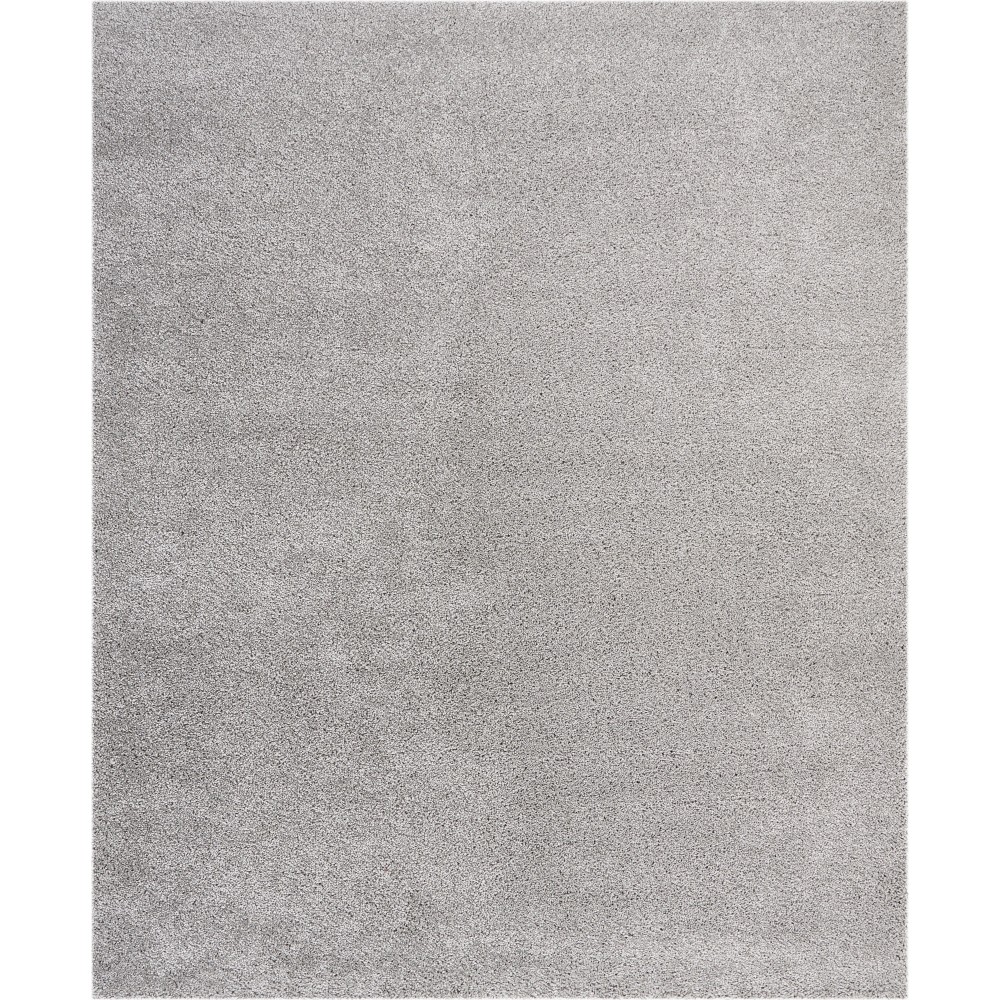 Nourison Malibu Shag MSG01 Area Rug, Silver/Grey, 7' x 10'