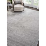 Nourison Malibu Shag MSG01 Area Rug, Silver/Grey, 9' x 12'