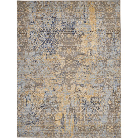 Nourison Majestic MST01 Area Rug, Beige/Blue, 8'6" x 11'6"