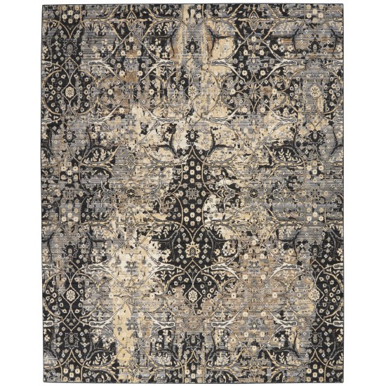 Nourison Majestic MST01 Area Rug, Black, 7'9" x 9'9"