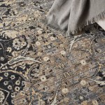 Nourison Majestic MST01 Area Rug, Black, 8'6" x 11'6"