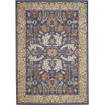 Nourison Majestic MST02 Area Rug, Denim Blue, 5'6" x 8'