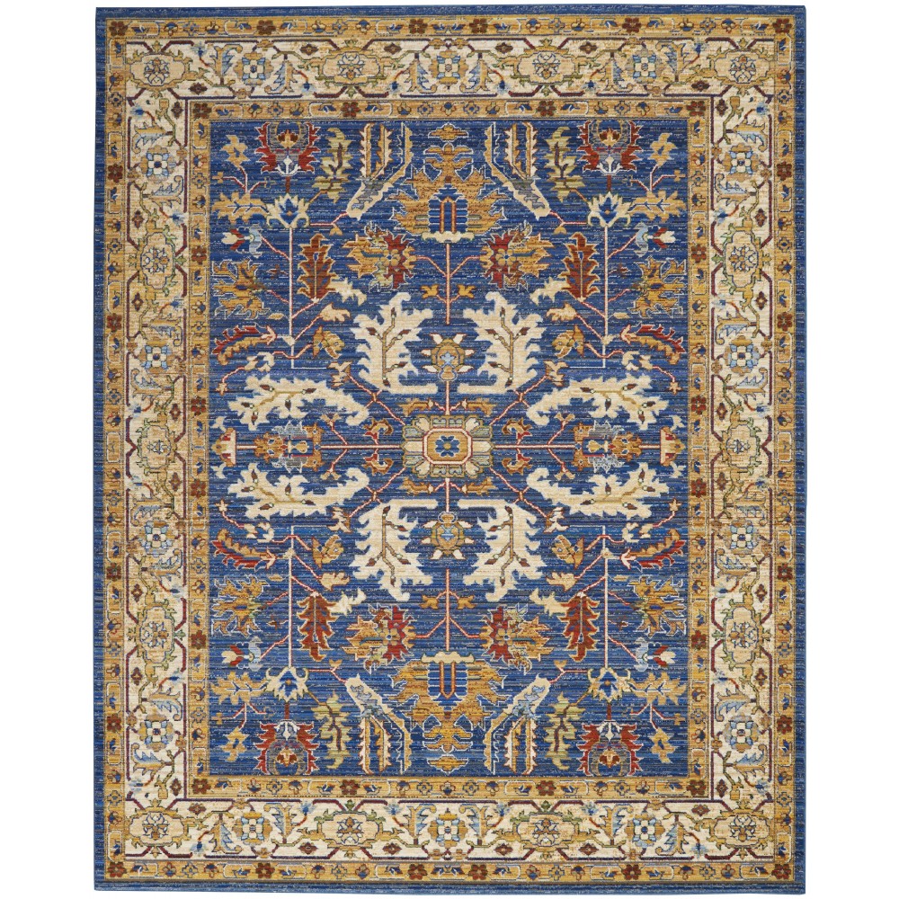 Nourison Majestic MST02 Area Rug, Denim Blue, 7'9" x 9'9"