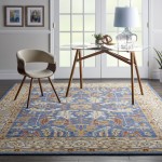 Nourison Majestic MST02 Area Rug, Denim Blue, 7'9" x 9'9"