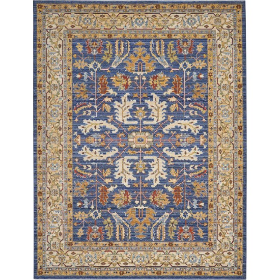 Nourison Majestic MST02 Area Rug, Denim Blue, 9'6" x 12'8"