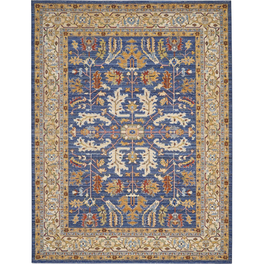 Nourison Majestic MST02 Area Rug, Denim Blue, 9'6" x 12'8"