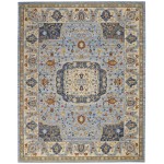 Nourison Majestic MST03 Area Rug, Light Blue, 7'9" x 9'9"