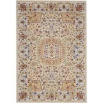 Nourison Majestic MST03 Area Rug, Sand, 5'6" x 8'