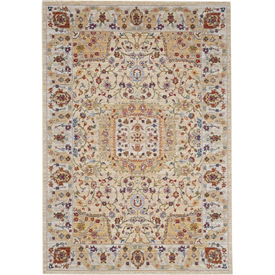 Nourison Majestic MST03 Area Rug, Sand, 5'6" x 8'