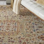 Nourison Majestic MST03 Area Rug, Sand, 5'6" x 8'