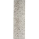 Inspire Me! Home Décor Metallic MTL02 Runner Rug, Grey/Mocha, 2'2" x 7'6"