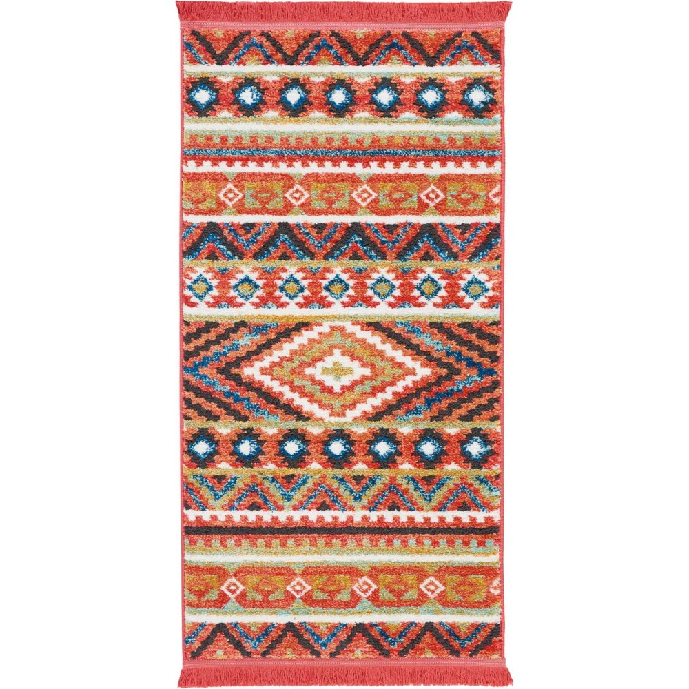 Nourison South Western NAV04 Area Rug, Orange, 2'2" x 4'3" Nourison South Western NAV04 Area Rug, Orange, 2'2" x 4'3"