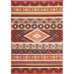 Nourison South Western NAV04 Area Rug, Orange, 7'10" x 10'9"