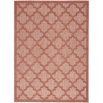 Nourison Easy Care NES01 Area Rug, Coral/Orange, 4' x 6'