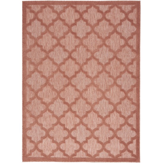 Nourison Easy Care NES01 Area Rug, Coral/Orange, 4' x 6'