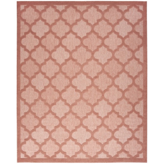 Nourison Easy Care NES01 Area Rug, Coral/Orange, 7' x 10'