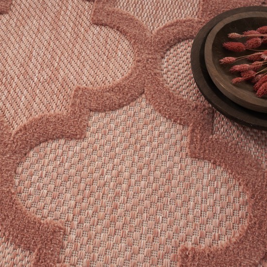 Nourison Easy Care NES01 Area Rug, Coral/Orange, 7' x 10'
