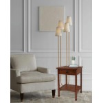 Rustic Wooden Accent Table With 1 Drawer