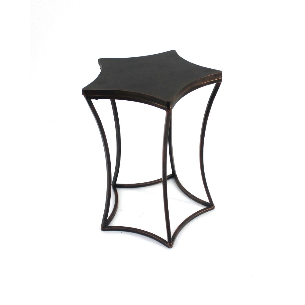 Minimalist Industrial Style Metal End Table Minimalist Industrial Style Metal End Table