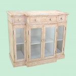 Vintage French Style Distressed Hallway Cabinet