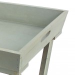 Coastal Light-Blue Wooden Serving Table