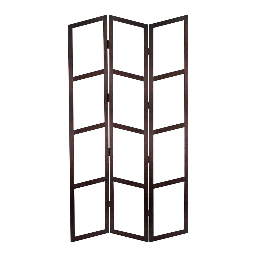 Minimalist 3-Panel Wooden Room Screen Divider Minimalist 3-Panel Wooden Room Screen Divider
