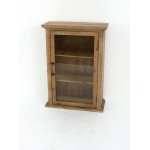 Teton Home Rustic Wall Mounted Wooden Cabinet With Single Door