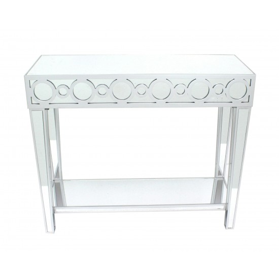 Teton Home Circles Mirrored Console Table - Af-106