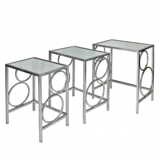 Teton Home 3 Piece Nesting Table Set - Af-107