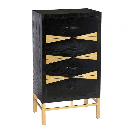 Teton Home 4 Drawer Side Table - Af-110