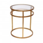 Teton Home Minimalist Gold Coffee Table - Af-118