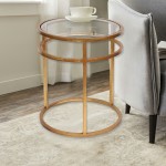 Teton Home Minimalist Gold Coffee Table - Af-118