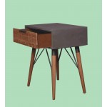 Pastoral Loft Wooden End Table