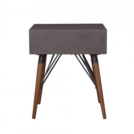 Pastoral Loft Wooden End Table