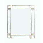 Teton Home Modern Wall-Mounted Wooden Mirror