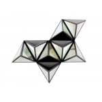 Modern Diamante Wooden Wall Decor