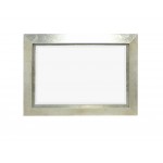 Contemporary Rectangular Silver Cosmetic Mirror