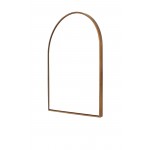 Contemporary Dressing Mirror With Minimalist Gold Window Frame