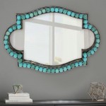 Traditional Dressing Mirror With Decorative Metal Frame