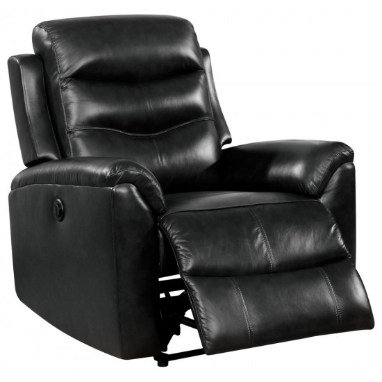 ACME Ava Recliner (Power Motion), Black Top Grain Leather